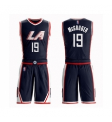 Youth Los Angeles Clippers #19 Rodney McGruder Swingman Navy Blue Basketball Suit Jersey - City Edition