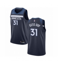 Youth Minnesota Timberwolves #31 Keita Bates-Diop Swingman Navy Blue Basketball Jersey - Icon Edition