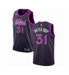 Youth Minnesota Timberwolves #31 Keita Bates-Diop Swingman Purple Basketball Jersey - City Edition