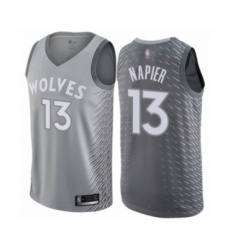 Women's Minnesota Timberwolves #13 Shabazz Napier Swingman Gray Basketball Jersey - City Edition