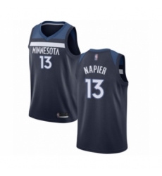 Youth Minnesota Timberwolves #13 Shabazz Napier Swingman Navy Blue Basketball Jersey - Icon Edition