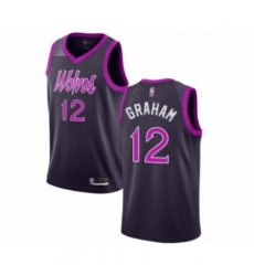 Women's Minnesota Timberwolves #12 Treveon Graham Swingman Purple Basketball Jersey - City Edition