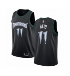 Men's Minnesota Timberwolves #11 Naz Reid Authentic Black Hardwood Classics Jersey