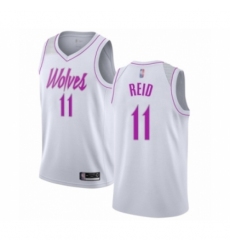 Men's Minnesota Timberwolves #11 Naz Reid White Swingman Jersey - Earned Edition