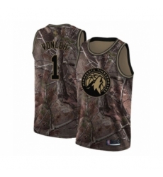 Women's Minnesota Timberwolves #1 Noah Vonleh Swingman Camo Realtree Collection Basketball Jersey