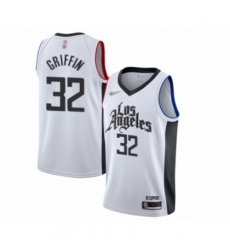 Men's Los Angeles Clippers #32 Blake Griffin Swingman White Basketball Jersey - 2019 20 City Edition