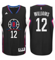 Los Angeles Clippers #12 Louis Williams Alternate Black New Swingman Stitched NBA Jersey