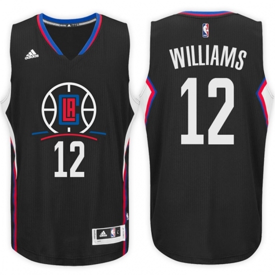 Los Angeles Clippers #12 Louis Williams Alternate Black New Swingman Stitched NBA Jersey