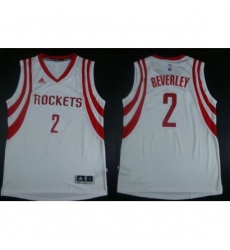 Revolution 30 Rockets #2 Patrick Beverley White Road Stitched NBA Jersey