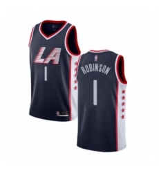 Youth Los Angeles Clippers #1 Jerome Robinson Swingman Navy Blue Basketball Jersey - City Edition