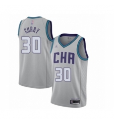Women's Jordan Charlotte Hornets #30 Dell Curry Swingman Gray Basketball Jersey - 2019 20 City Edition