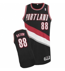 Revolution 30 Blazers #88 Nicolas Batum Black Stitched NBA Jersey