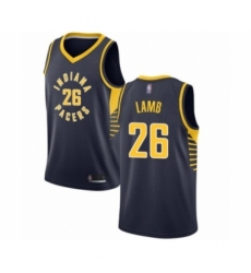 Women's Indiana Pacers #26 Jeremy Lamb Swingman Navy Blue Basketball Jersey - Icon Edition