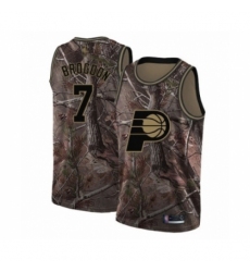 Men's Indiana Pacers #7 Malcolm Brogdon Swingman Camo Realtree Collection Basketball Jersey