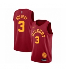 Youth Indiana Pacers #3 Aaron Holiday Swingman Red Hardwood Classics Basketball Jersey