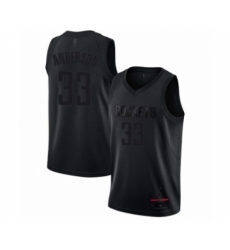 Men's Houston Rockets #33 Ryan Anderson Swingman Black MVP Basketball Jersey