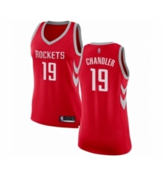 Women's Houston Rockets #19 Tyson Chandler Swingman Red Basketball Jersey - Icon Edition