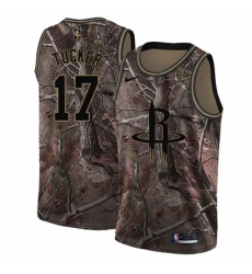 Men's Nike Houston Rockets #17 PJ Tucker Camo NBA Swingman Realtree Collection Jersey