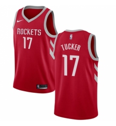 Men's Nike Houston Rockets #17 PJ Tucker Red NBA Swingman Icon Edition Jersey