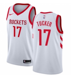 Men's Nike Houston Rockets #17 PJ Tucker White NBA Swingman Association Edition Jersey