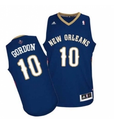 Revolution 30 Pelicans #10 Eric Gordon Navy Stitched NBA Jersey