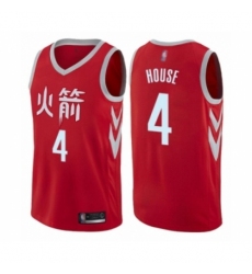 Youth Houston Rockets #4 Danuel House Swingman Red Basketball Jersey - City Edition