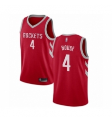 Youth Houston Rockets #4 Danuel House Swingman Red Basketball Jersey - Icon Edition
