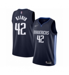 Youth Dallas Mavericks #42 Maxi Kleber Swingman Navy Finished Basketball Jersey - Statement Edition
