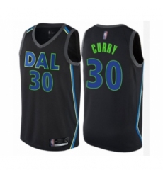 Women's Dallas Mavericks #30 Seth Curry Swingman Black Basketball Jersey - City Edition