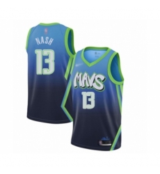 Women's Dallas Mavericks #13 Steve Nash Swingman Blue Basketball Jersey - 2019 20 City Edition