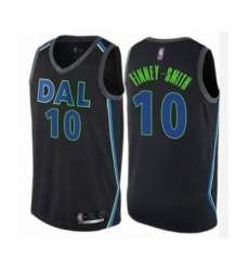 Men's Dallas Mavericks #10 Dorian Finney-Smith Authentic Black Basketball Jersey - City Edition