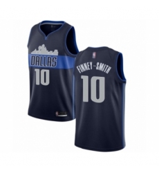 Men's Dallas Mavericks #10 Dorian Finney-Smith Authentic Navy Blue Basketball Jersey Statement Edition