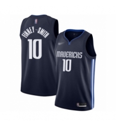 Men's Dallas Mavericks #10 Dorian Finney-Smith Authentic Navy Finished Basketball Jersey - Statement Edition
