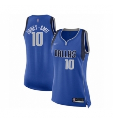 Women's Dallas Mavericks #10 Dorian Finney-Smith Authentic Royal Blue Basketball Jersey - Icon Edition