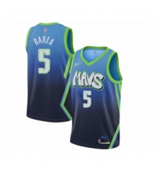 Youth Dallas Mavericks #5 Jose Juan Barea Swingman Blue Basketball Jersey - 2019 20 City Edition