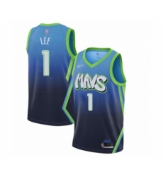 Men's Dallas Mavericks #1 Courtney Lee Swingman Blue Basketball Jersey - 2019 20 City Edition