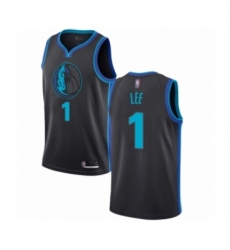 Youth Dallas Mavericks #1 Courtney Lee Swingman Charcoal Basketball Jersey - City Edition