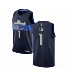 Youth Dallas Mavericks #1 Courtney Lee Swingman Navy Blue Basketball Jersey Statement Edition