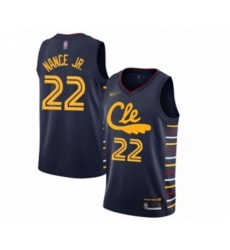 Women's Cleveland Cavaliers #22 Larry Nance Jr. Swingman Navy Basketball Jersey - 2019 20 City Edition