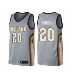 Women's Cleveland Cavaliers #20 Brandon Knight Swingman Gray Basketball Jersey - City Edition