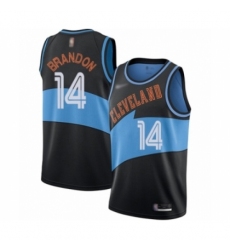 Women's Cleveland Cavaliers #14 Terrell Brandon Swingman Black Hardwood Classics Finished Basketball Jersey