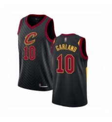 Men's Cleveland Cavaliers #10 Darius Garland Authentic Black Basketball Jersey Statement Edition