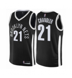 Women's Brooklyn Nets #21 Wilson Chandler Swingman Black Basketball Jersey - City Edition