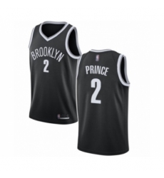 Youth Brooklyn Nets #2 Taurean Prince Authentic Black Basketball Jersey - Icon Edition