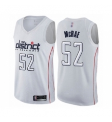 Men's Washington Wizards #52 Jordan McRae Authentic White Basketball Jersey - City Edition