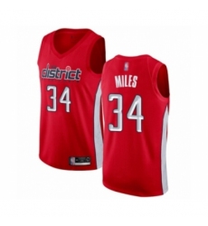 Men's Washington Wizards #34 C.J. Miles Red Swingman Jersey - Earned Edition