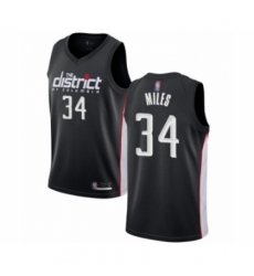 Women's Washington Wizards #34 C.J. Miles Swingman Black Basketball Jersey - City Edition