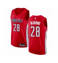 Men's Nike Washington Wizards #28 Ian Mahinmi Red Swingman Jersey - Earned Edition