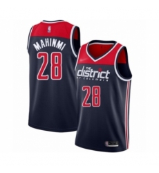 Men's Washington Wizards #28 Ian Mahinmi Authentic Navy Blue Finished Basketball Jersey - Statement Edition