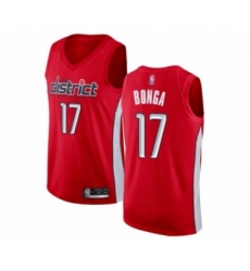 Women's Washington Wizards #17 Isaac Bonga Red Swingman Jersey - Earned Edition